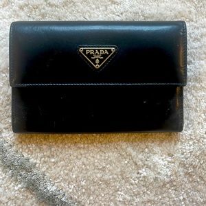 Black Prada wallet